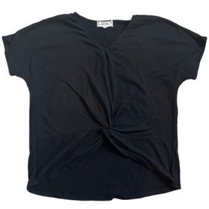 NWOT Pink Rose small black top